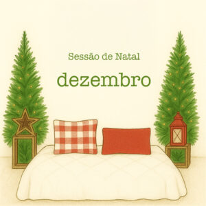 Sessão de Natal em dezembro